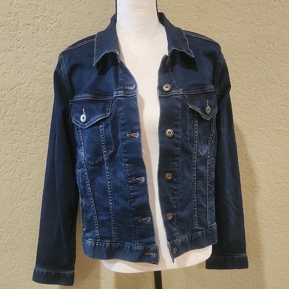 Daily Ritual Dark Blue Jean Jacket